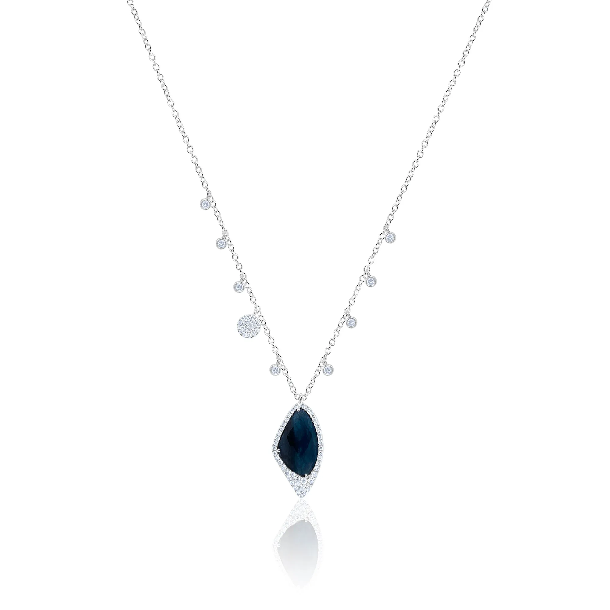 Blue Sapphire Necklace sold by Meira T