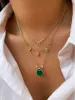 Small Yellow Gold and Diamond "A" Initial Necklace sold by Meira T