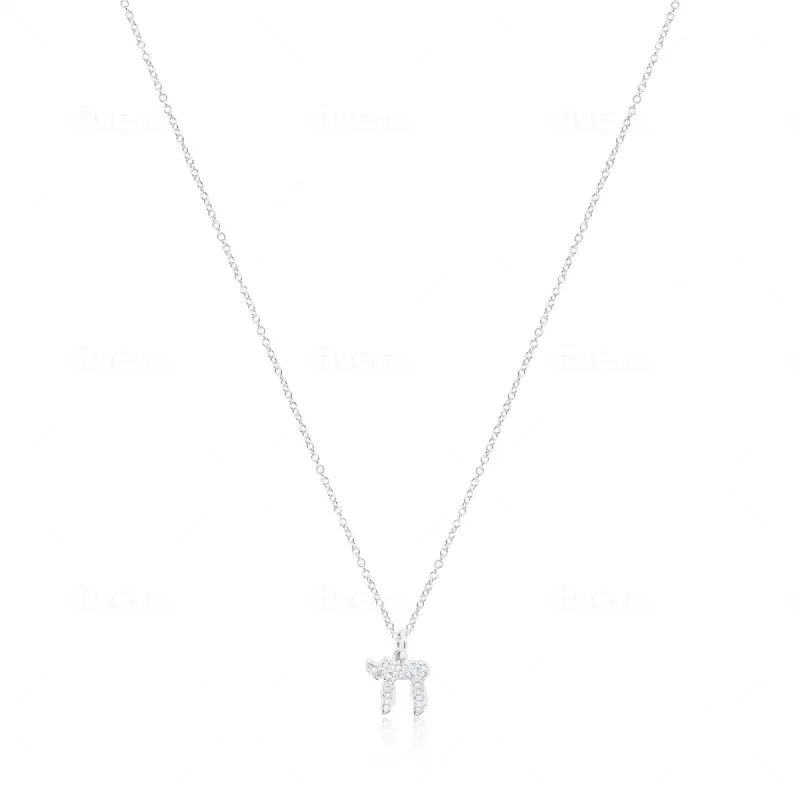 Diamond Chai Necklace sold by Meira T