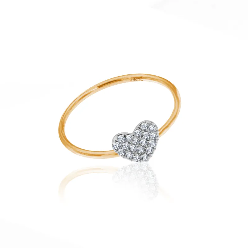Essential Diamond Heart Ring sold by Meira T