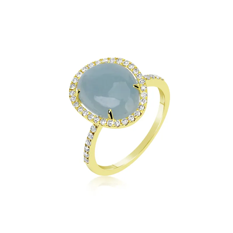 Diamond Aqua Ring sold by Meira T