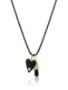 Black Box Chain with 18K Gold Fill Enamel Pill and Heart Charm - ALL NEW BOUTIQUE EXCLUSIVE sold by Meira T