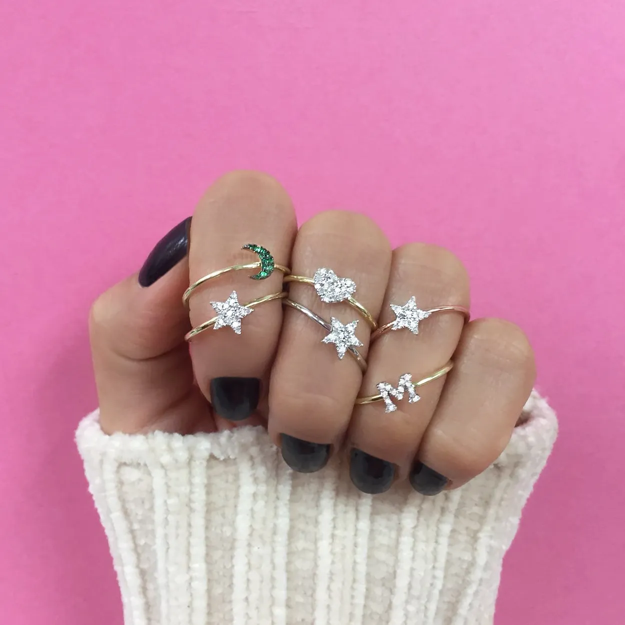 Essential Diamond Star Ring sold by Meira T product image thumbnail 2