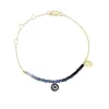 Blue Sapphire Evil Eye Bracelet sold by Meira T