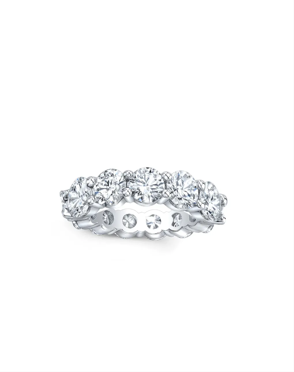 Eternity Band Ring | Round Cut 7ct LAB Diamond sold by Meira T
