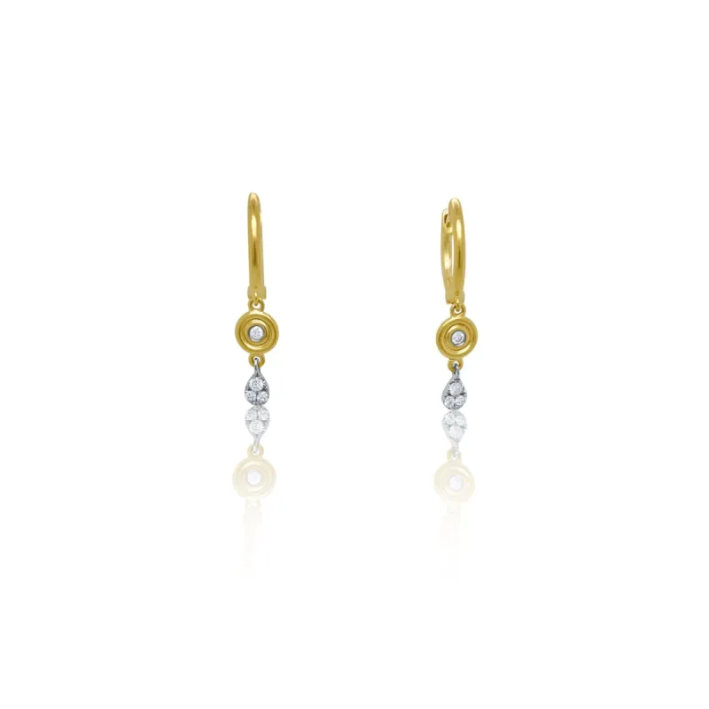 Drop Huggie Earring sold by Meira T