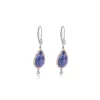 Diamond and Tanzanite Pear-Shaped Stone Earrings sold by Meira T