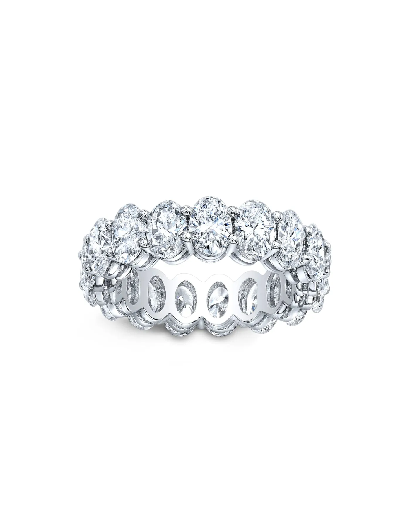 Eternity Band Ring | Oval Cut 4ct LAB Diamond-Online Exclusive sold by Meira T