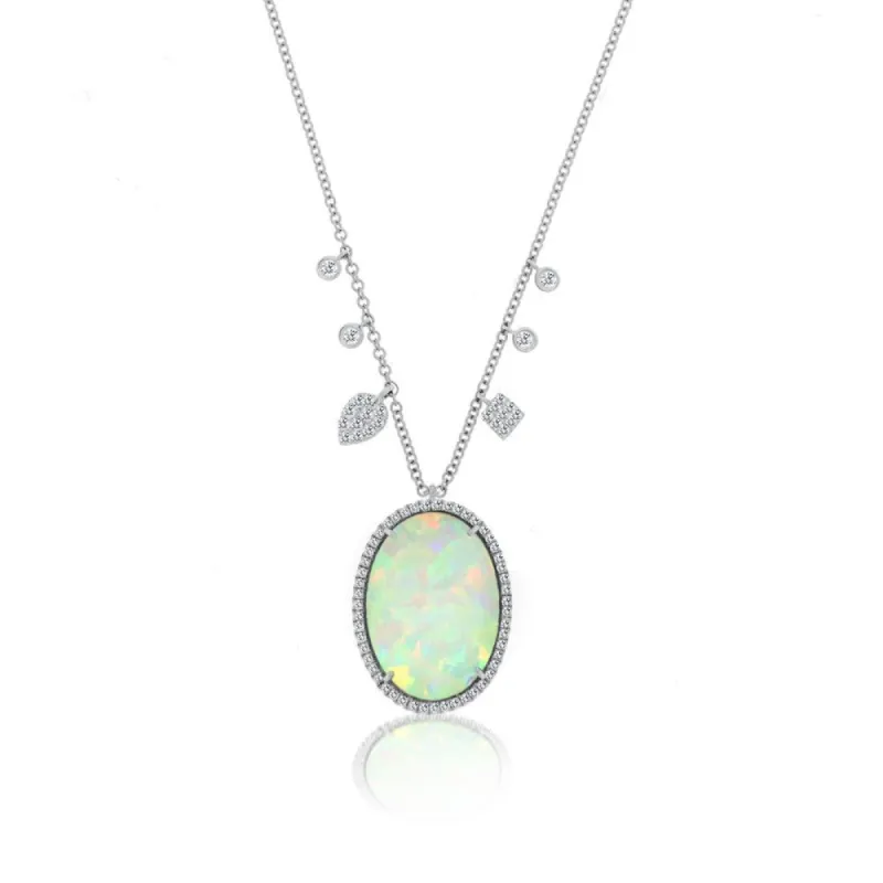 Opal Oval Necklace sold by Meira T