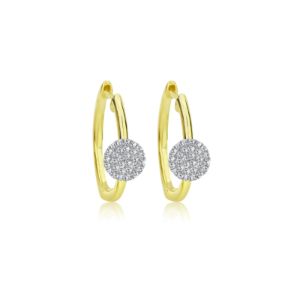 Diamond Disk Hoops sold by Meira T