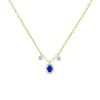 White Gold Gold Opal Diamond Necklace sold by Meira T