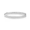 White Gold and Diamonds Bangle sold by Meira T