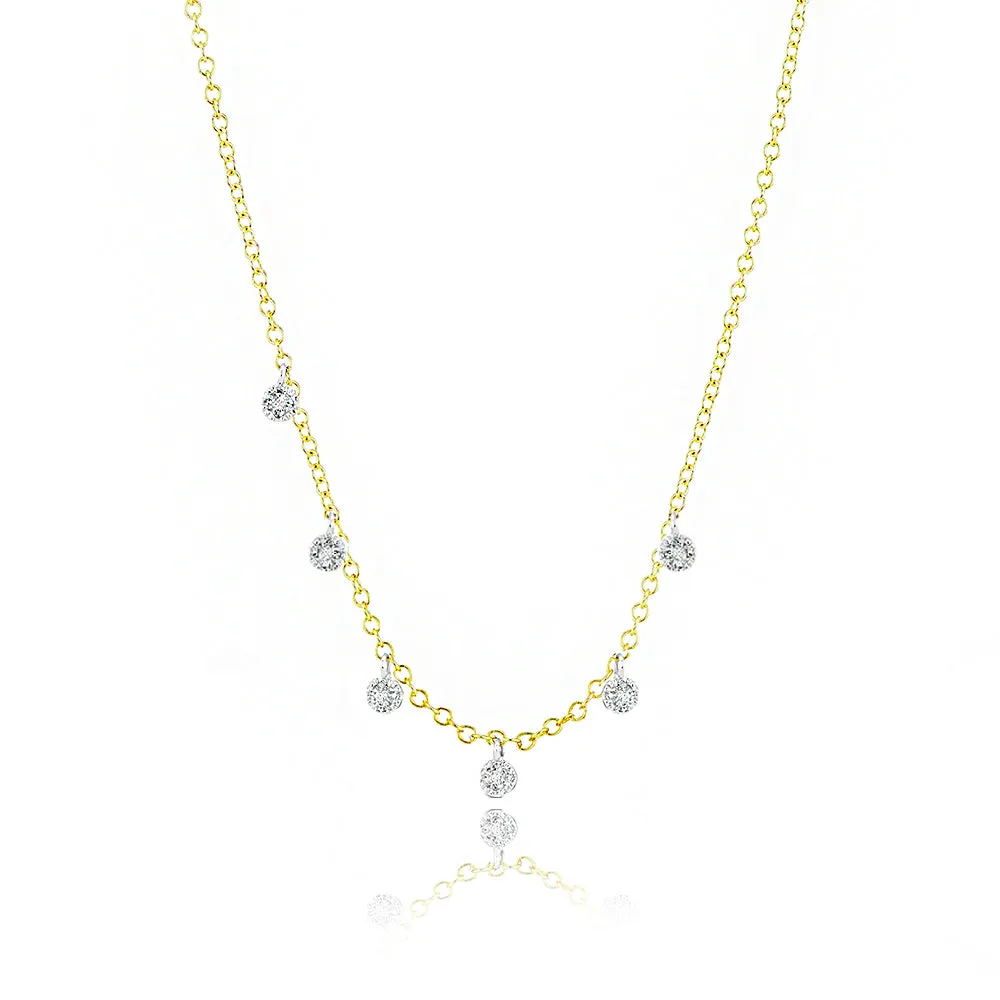 Pave Diamond Charm Necklace sold by Meira T