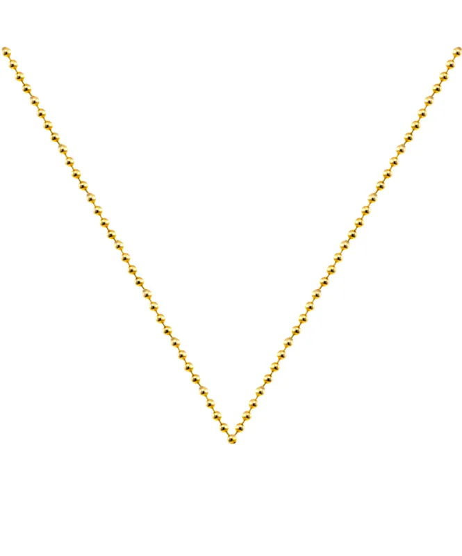 Gold V Ball-Chain sold by Meira T