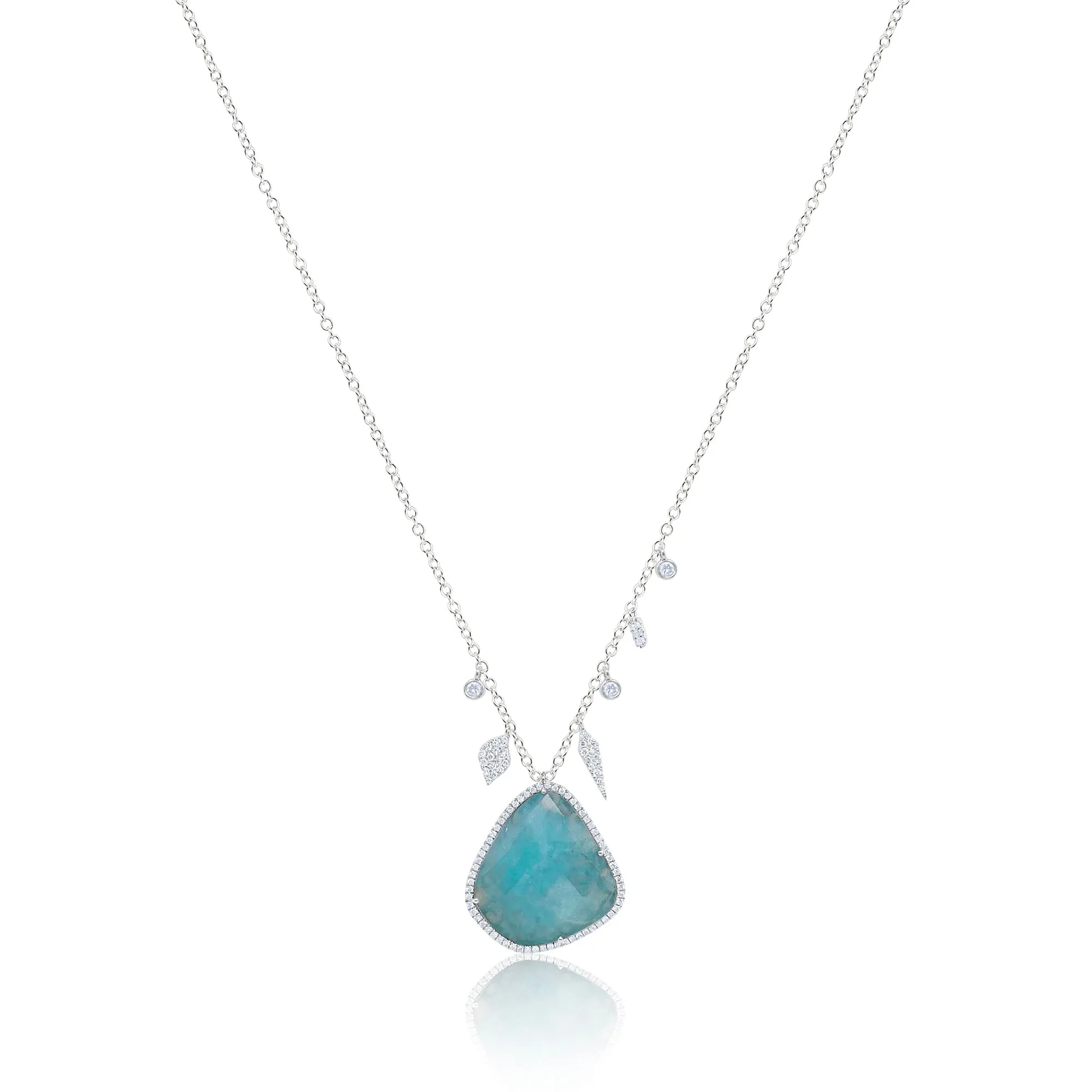 Milky Aqua Necklace sold by Meira T
