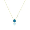 Yellow Gold Opal Necklace sold by Meira T