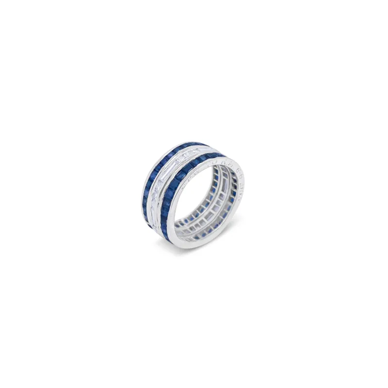 White Gold and Sapphire Ring sold by Meira T