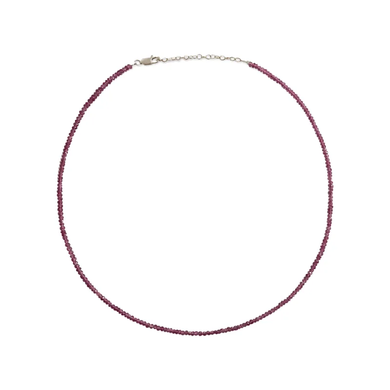 Dainty Ruby Layering Necklace sold by Meira T