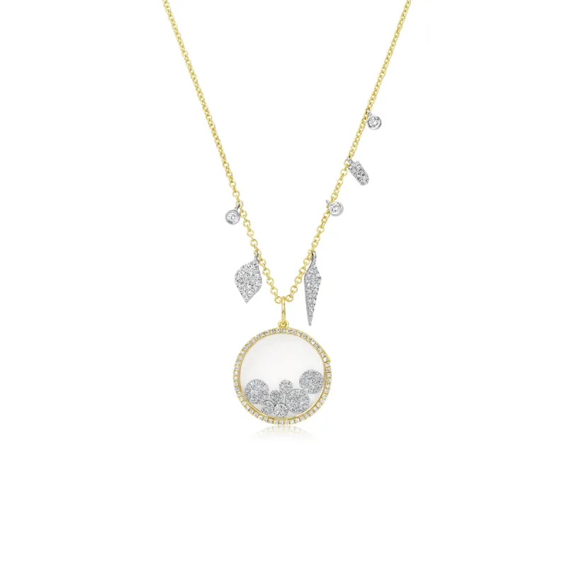 Diamond Charm Shaker Necklace sold by Meira T