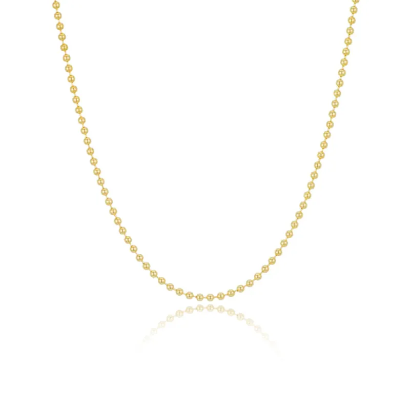 Yellow Gold Spot Chain Necklace sold by Meira T