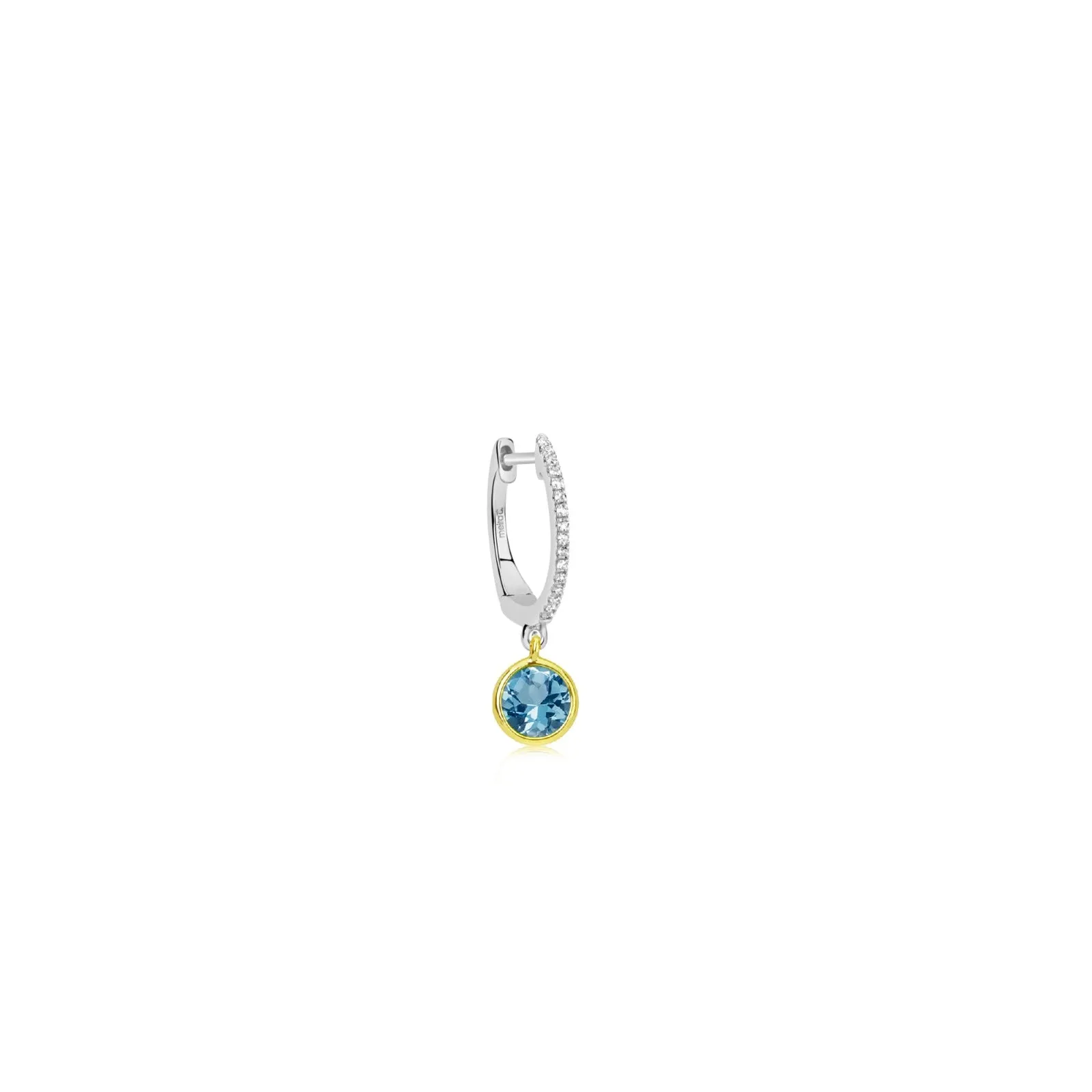 Birthstone Necklace | MARCH Aquamarine sold by Meira T