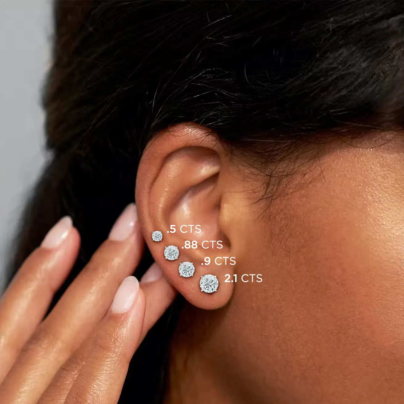 .75 ct Carat Stud | Lab Grown Diamond *ONLINE EXCLUSIVE* sold by Meira T product image thumbnail 2