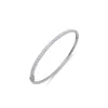 White Gold Double Row Diamond Bangle Bracelet *ONLINE EXCLUSIVE* sold by Meira T