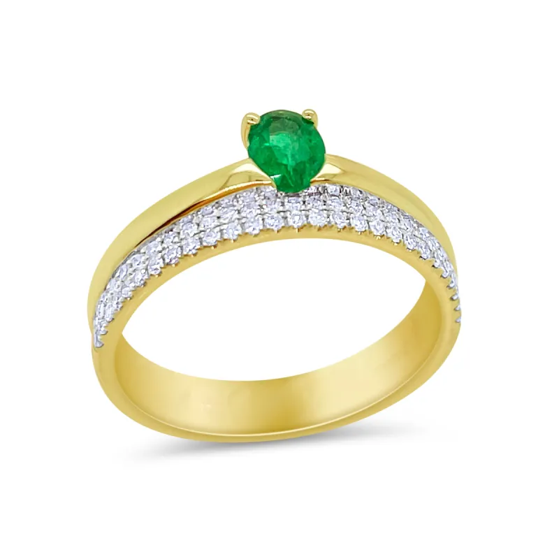 Emerald Ring sold by Meira T
