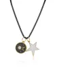 Black Box Chain with 18K Gold Fill Star and Medallion Charms  - ALL NEW BOUTIQUE EXCLUSIVE sold by Meira T