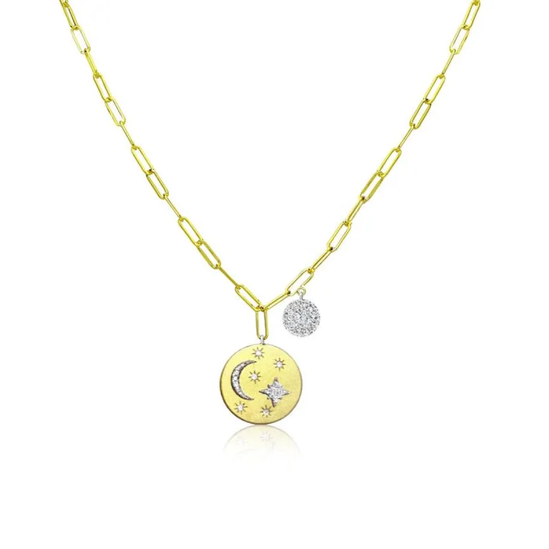 Celestial Medal Necklace sold by Meira T