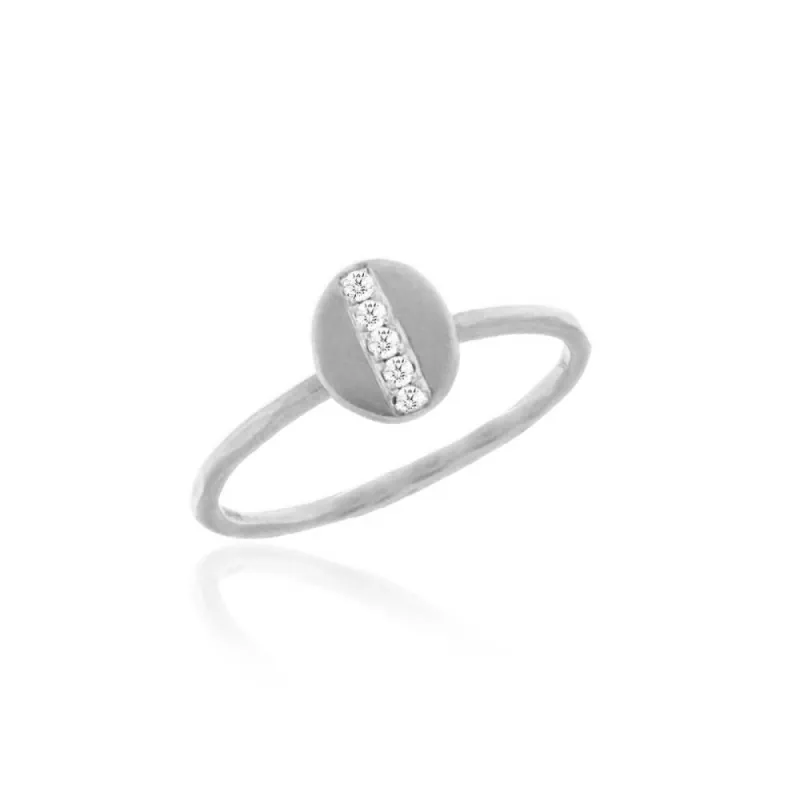 White Gold Split Diamond Ring sold by Meira T