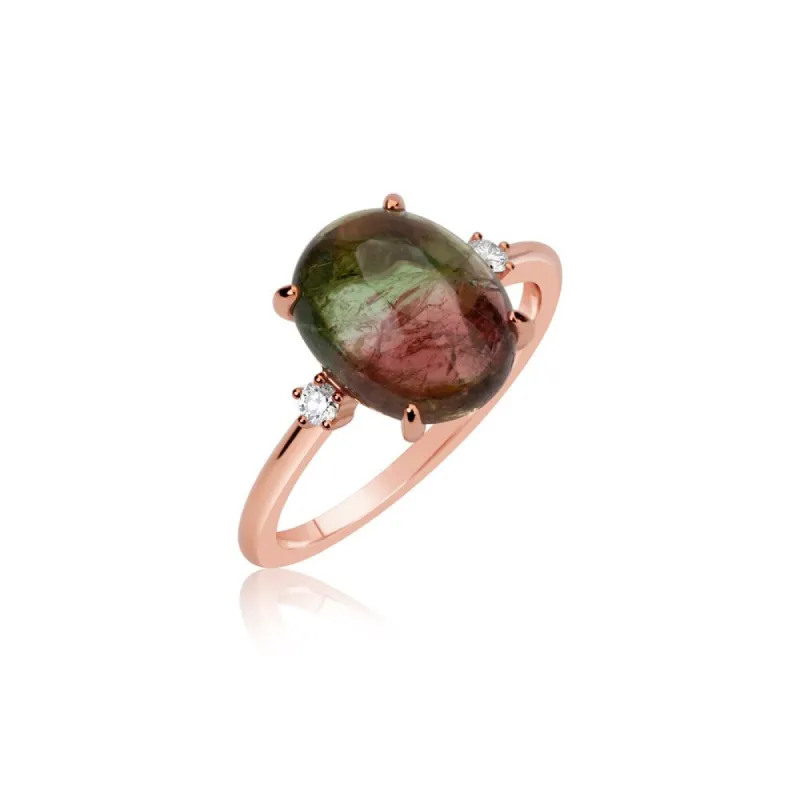 Watermelon Tourmaline Ring sold by Meira T