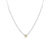 White Gold And Champagne Diamond Necklace sold by Meira T