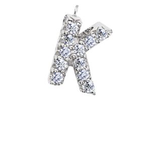 Small Initial Diamond K sold by Meira T