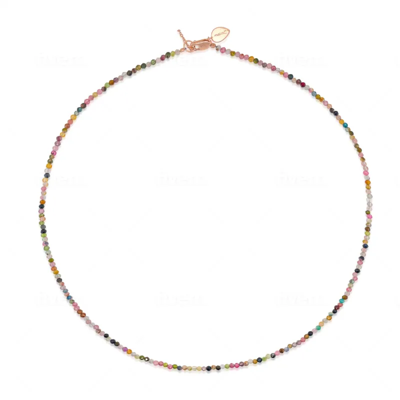 Dainty Rainbow Beaded Necklace sold by Meira T