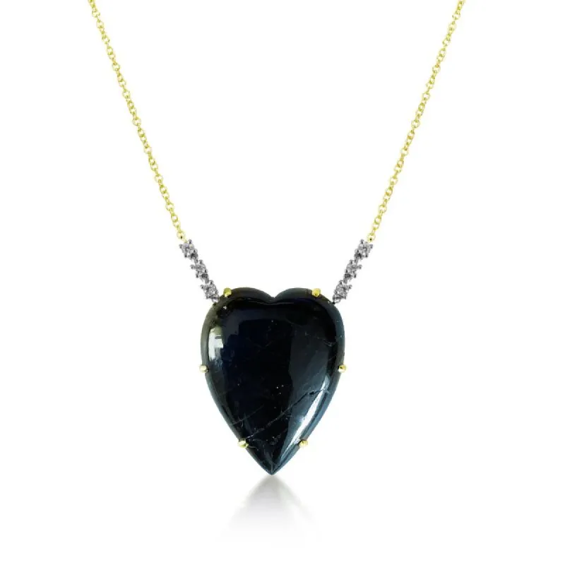 Labradorite Heart Necklace | Limited Edition sold by Meira T
