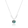 Diamond and Turquoise Ball Necklace sold by Meira T