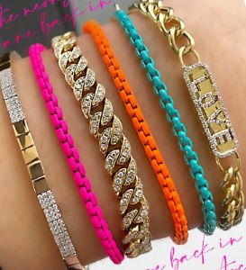 Turquoise Chain Bracelet (All New!) sold by Meira T