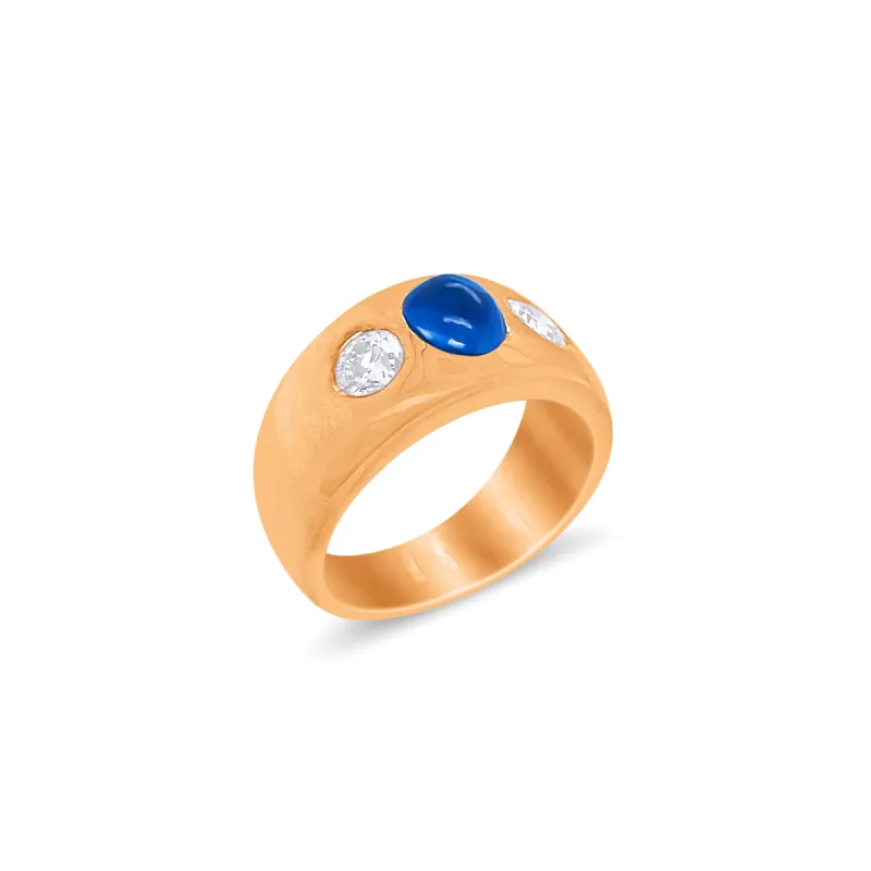 Diamond and Sapphire Antique Ring- Online Exclusive sold by Meira T
