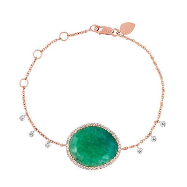 Rose Gold Amazonite Bracelet sold by Meira T