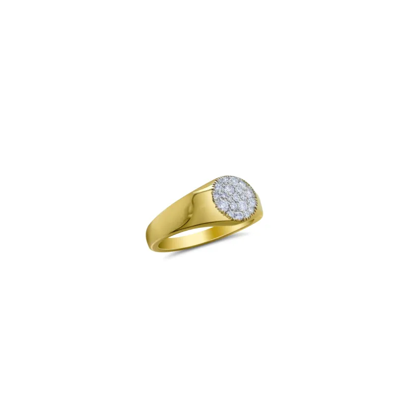 Yellow Gold Diamond Ring sold by Meira T