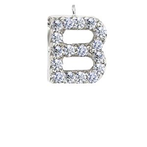 Small Initial Diamond B sold by Meira T