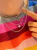 Yellow Gold Plated  Cluster Layering Chain sold by Meira T