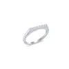 White Gold Diamond Bar Ring sold by Meira T