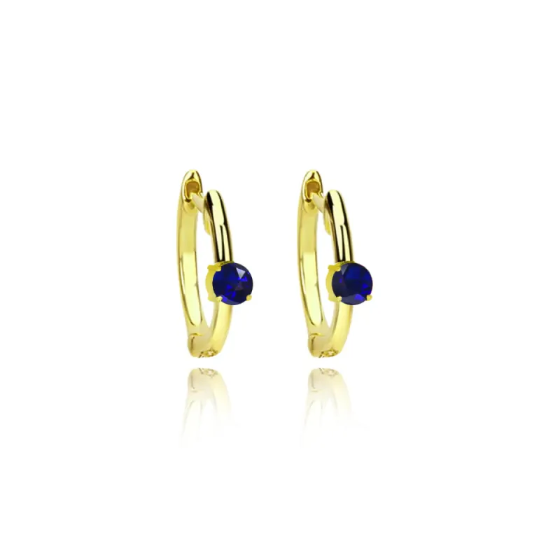 Blue Sapphire Huggies sold by Meira T