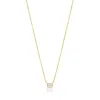 Dainty Yellow Gold Diamond Necklace sold by Meira T