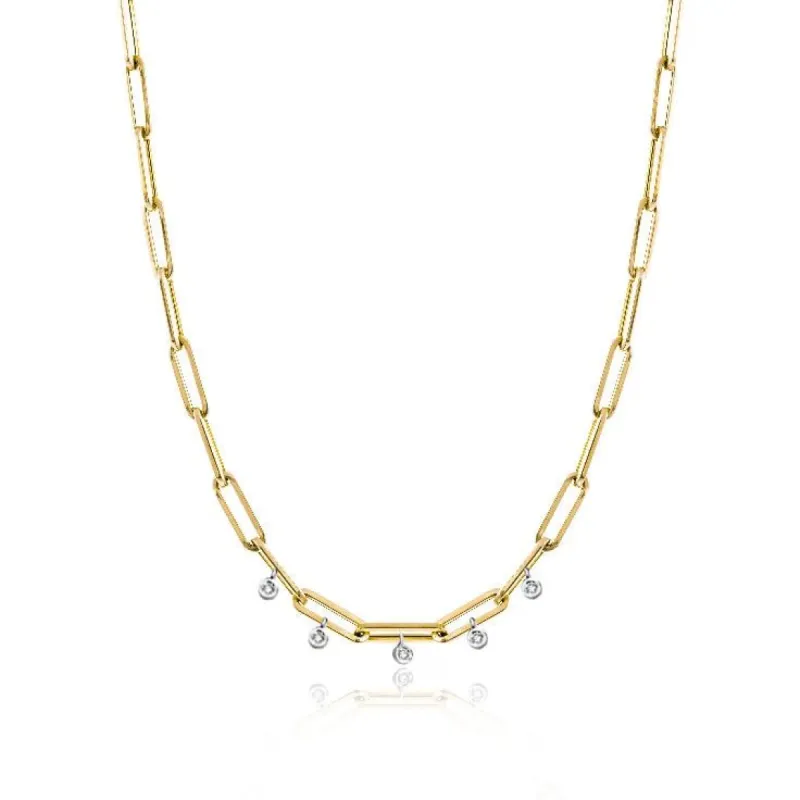 Chunky Chain Diamond Necklace sold by Meira T