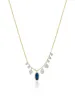 Yellow Gold Opal and Diamond Charms Necklace sold by Meira T