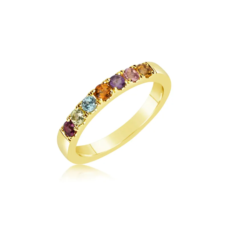 Rainbow Ring Yellow Gold 14kt Yellow Gold sold by Meira T