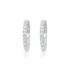3 Carat LAB Grown Diamond Hoops Oval sold by Meira T